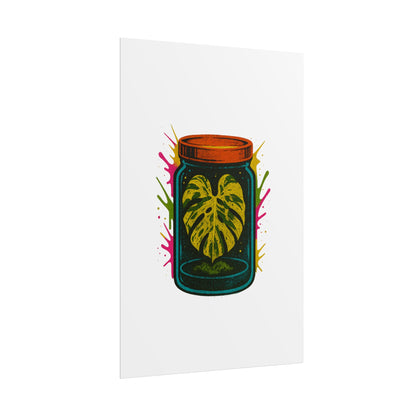 Microcultivate Monstera Graffiti Wall Art