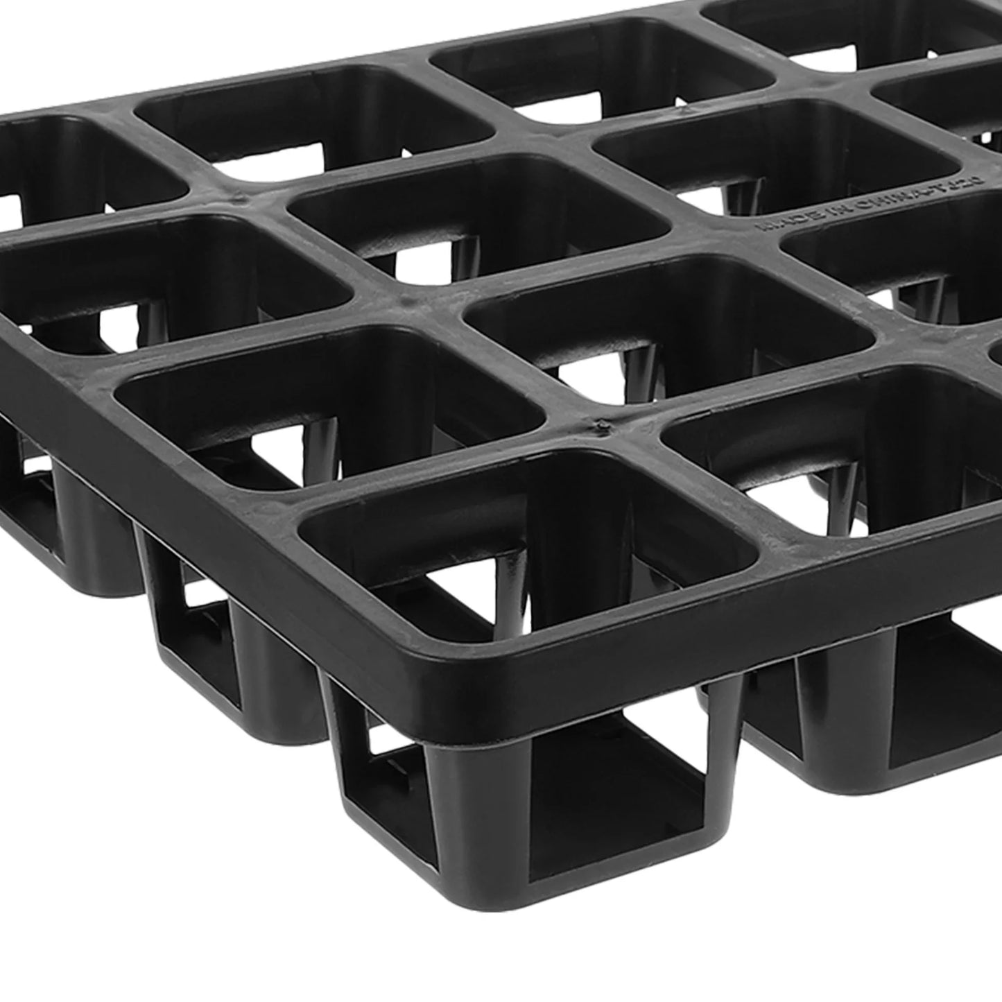 1 set Succulent Nursery Pots Mini Flowerpot White Color 20 Holes Tray Set Plastic Reusable Garden Supply Tools Planting