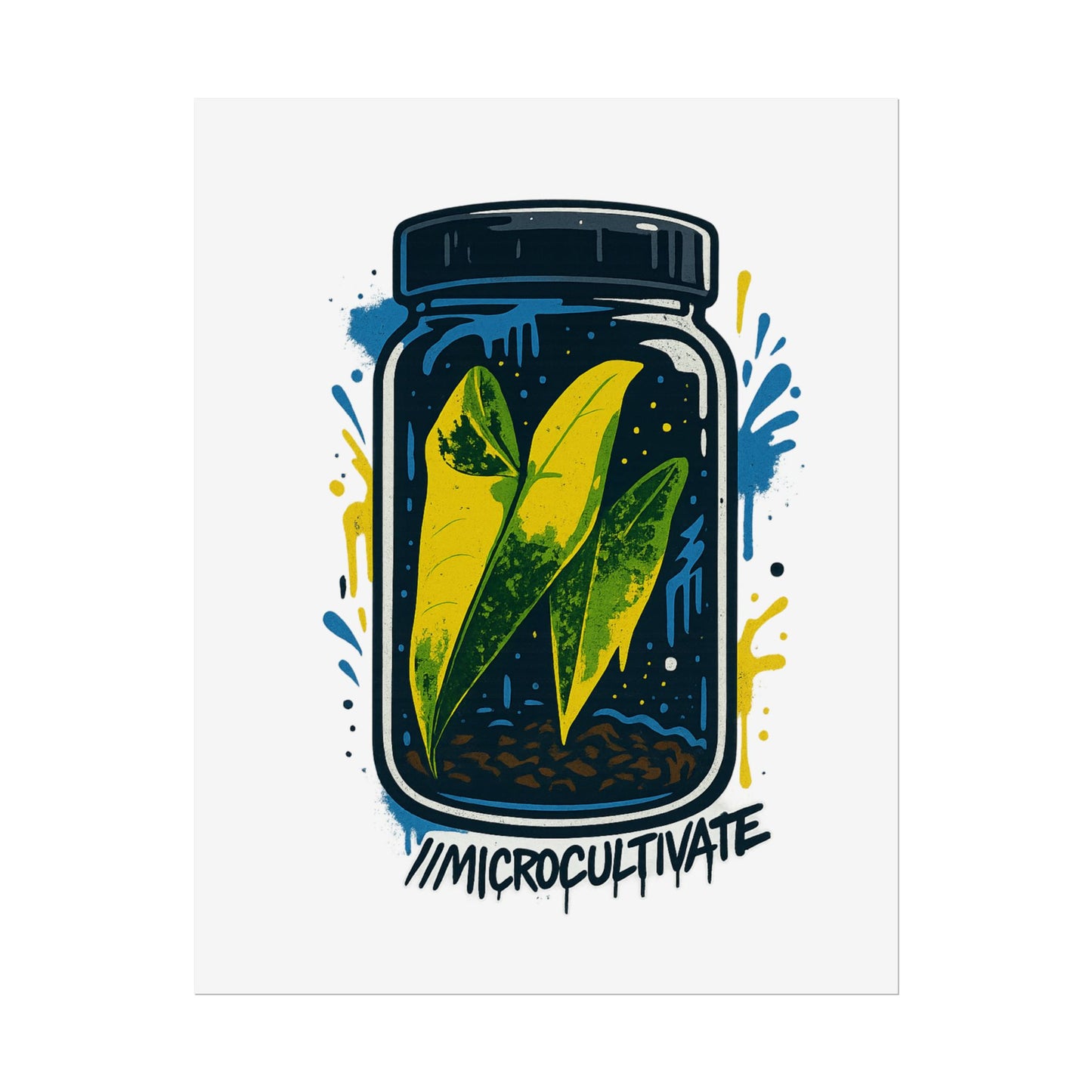 Microcultivate Graffiti Wall Art