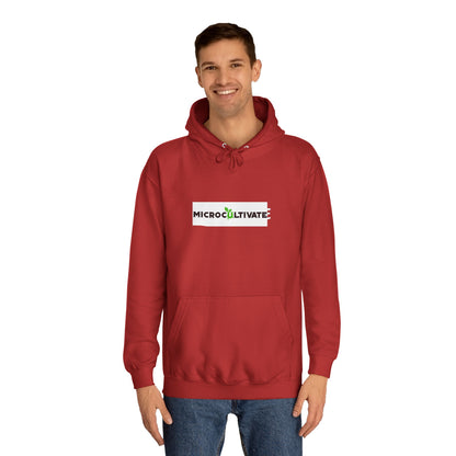 Microcultivate Graffiti TC College Hoodie, Unisex Hoodie for Plant Lovers, Cozy Sweatshirt, Gift for Students, Eco-Friendly Apparel