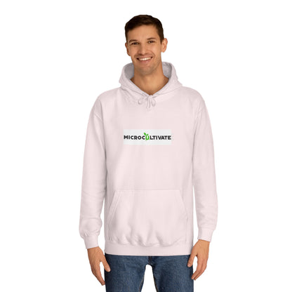 Microcultivate Graffiti TC College Hoodie, Unisex Hoodie for Plant Lovers, Cozy Sweatshirt, Gift for Students, Eco-Friendly Apparel