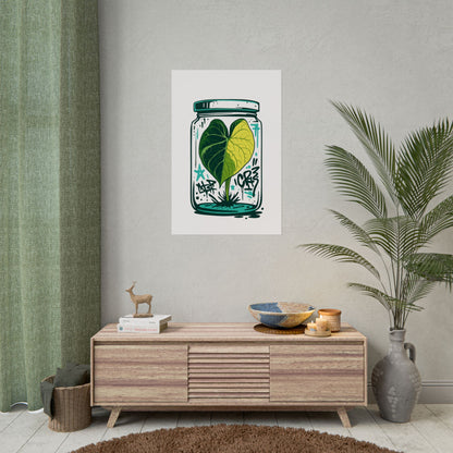 Microcultivate Graffiti Melo Aurea, Botanical Wall Art