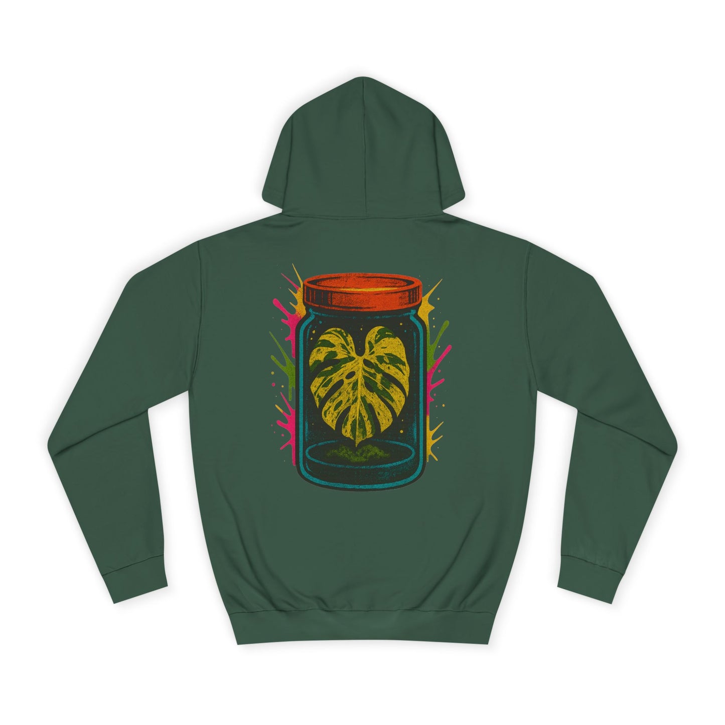 Microcultivate Graffiti TC College Hoodie, Unisex Hoodie for Plant Lovers, Cozy Sweatshirt, Gift for Students, Eco-Friendly Apparel