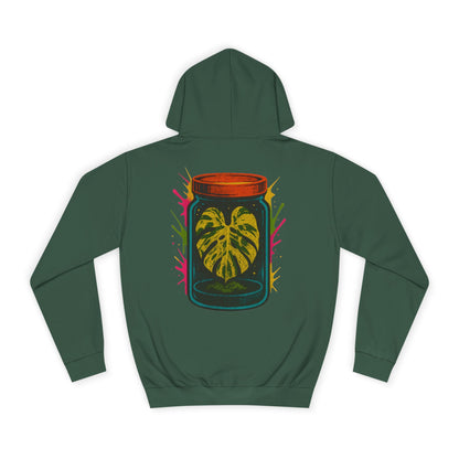 Microcultivate Graffiti TC College Hoodie, Unisex Hoodie for Plant Lovers, Cozy Sweatshirt, Gift for Students, Eco-Friendly Apparel