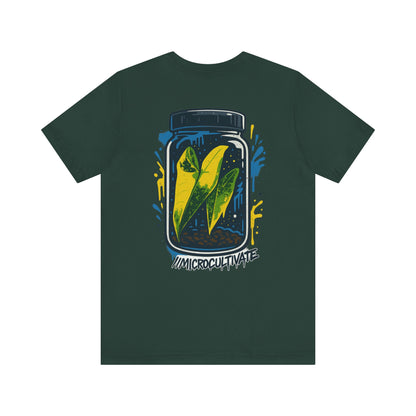 Eco-Friendly Graphic Tee Graffiti Tissue Culture Graphic Tee Perfect for Nature Lovers, Earth Day, Casual Wear, Gifts, Environmentalists