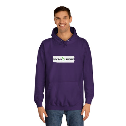 Microcultivate Graffiti TC College Hoodie, Unisex Hoodie for Plant Lovers, Cozy Sweatshirt, Gift for Students, Eco-Friendly Apparel