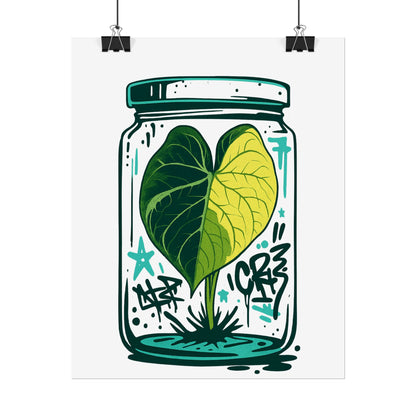 Microcultivate Graffiti Melo Aurea, Botanical Wall Art