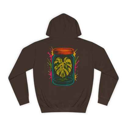 Microcultivate Graffiti TC College Hoodie, Unisex Hoodie for Plant Lovers, Cozy Sweatshirt, Gift for Students, Eco-Friendly Apparel