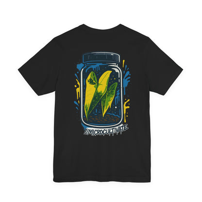 Eco-Friendly Graphic Tee Graffiti Tissue Culture Graphic Tee Perfect for Nature Lovers, Earth Day, Casual Wear, Gifts, Environmentalists