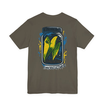 Eco-Friendly Graphic Tee Graffiti Tissue Culture Graphic Tee Perfect for Nature Lovers, Earth Day, Casual Wear, Gifts, Environmentalists