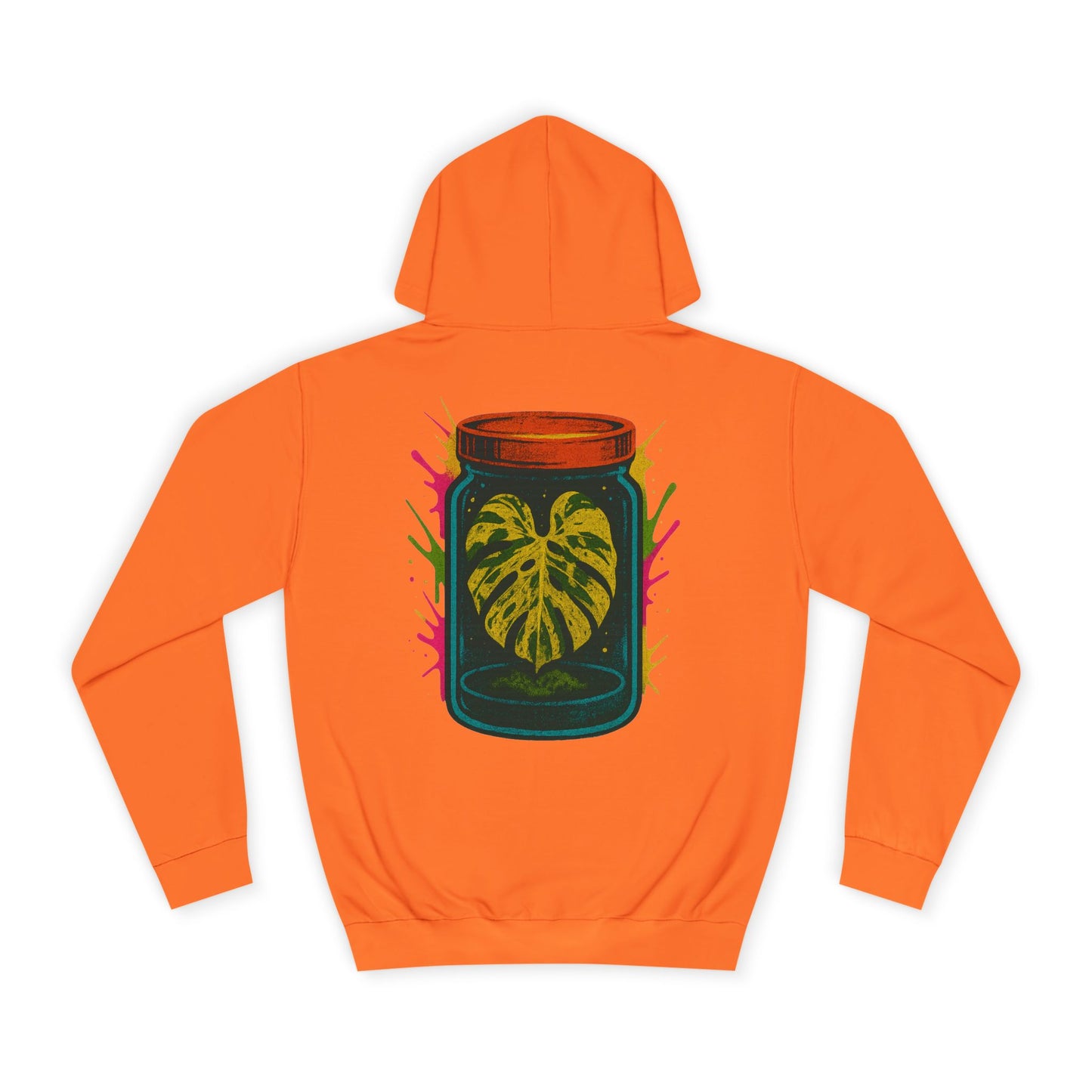 Microcultivate Graffiti TC College Hoodie, Unisex Hoodie for Plant Lovers, Cozy Sweatshirt, Gift for Students, Eco-Friendly Apparel