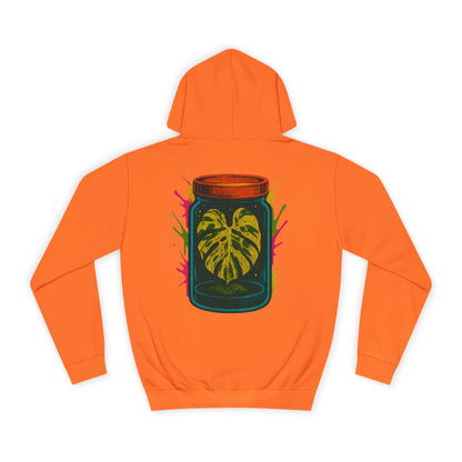 Microcultivate Graffiti TC College Hoodie, Unisex Hoodie for Plant Lovers, Cozy Sweatshirt, Gift for Students, Eco-Friendly Apparel