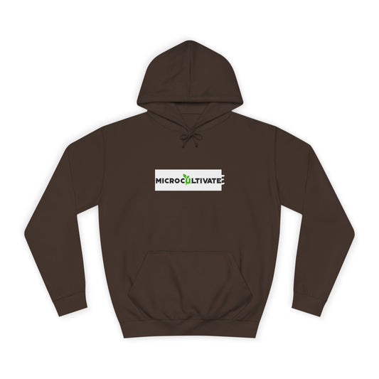 Microcultivate Graffiti TC College Hoodie, Unisex Hoodie for Plant Lovers, Cozy Sweatshirt, Gift for Students, Eco-Friendly Apparel