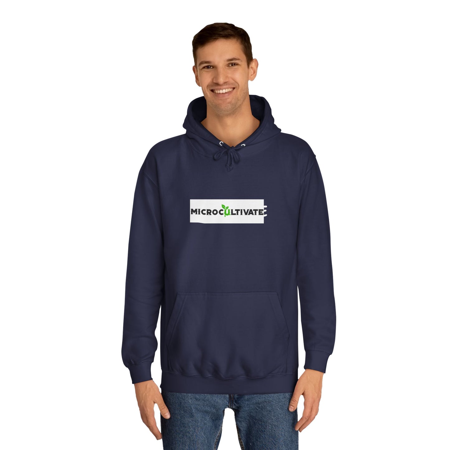 Microcultivate Graffiti TC College Hoodie, Unisex Hoodie for Plant Lovers, Cozy Sweatshirt, Gift for Students, Eco-Friendly Apparel