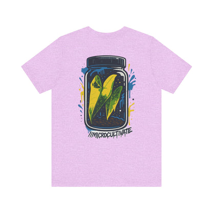 Eco-Friendly Graphic Tee Graffiti Tissue Culture Graphic Tee Perfect for Nature Lovers, Earth Day, Casual Wear, Gifts, Environmentalists
