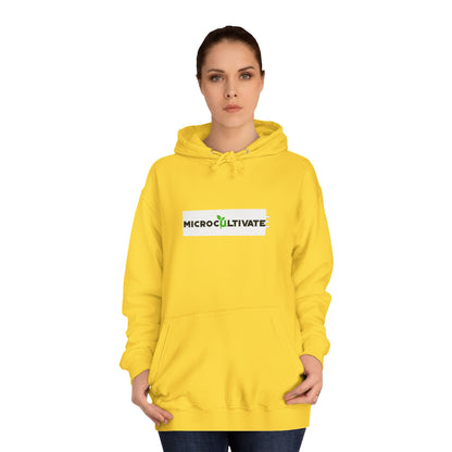 Microcultivate Graffiti TC College Hoodie, Unisex Hoodie for Plant Lovers, Cozy Sweatshirt, Gift for Students, Eco-Friendly Apparel