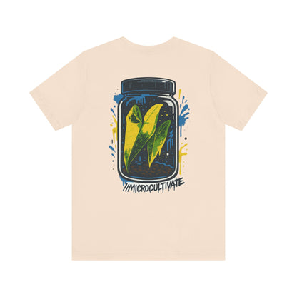 Eco-Friendly Graphic Tee Graffiti Tissue Culture Graphic Tee Perfect for Nature Lovers, Earth Day, Casual Wear, Gifts, Environmentalists