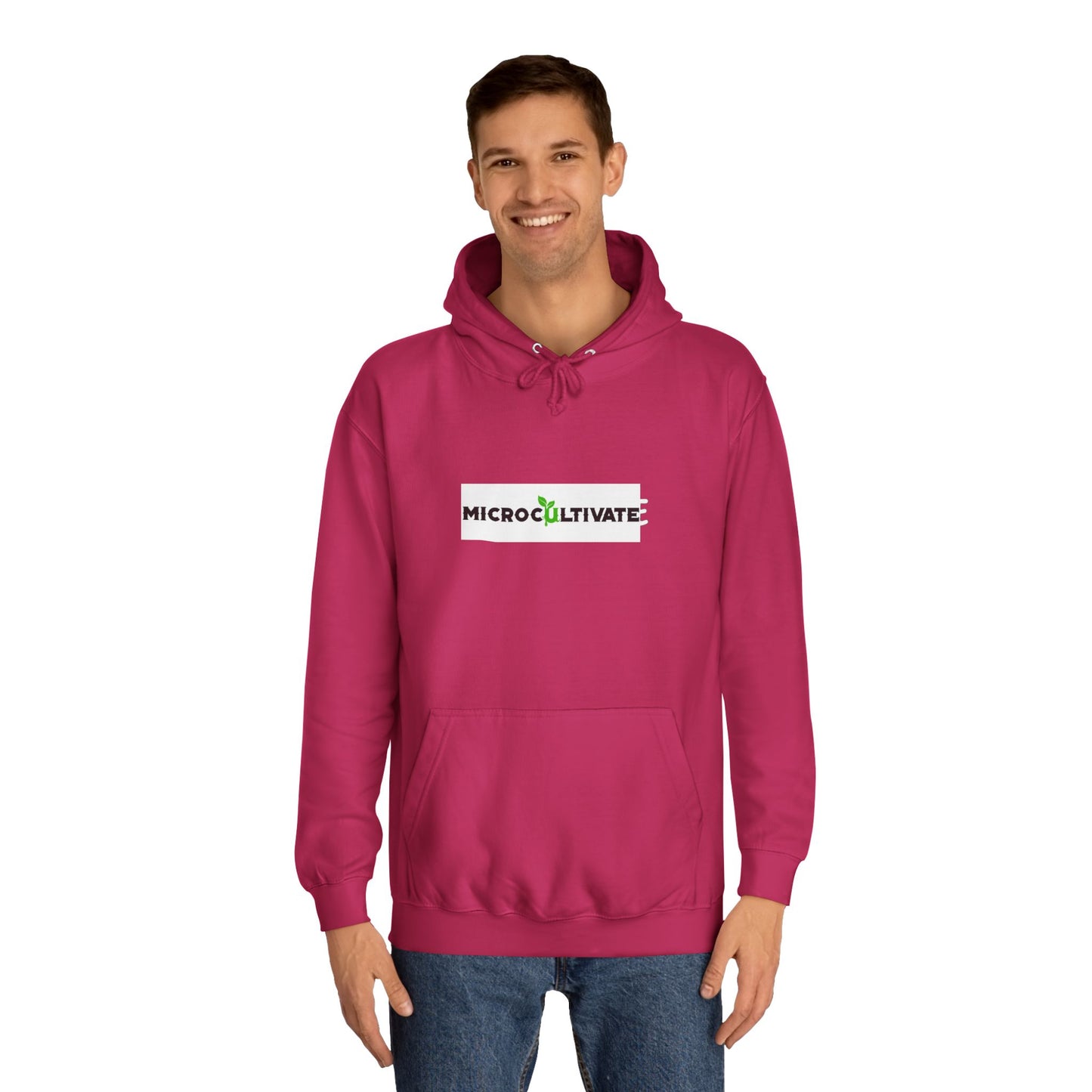 Microcultivate Graffiti TC College Hoodie, Unisex Hoodie for Plant Lovers, Cozy Sweatshirt, Gift for Students, Eco-Friendly Apparel