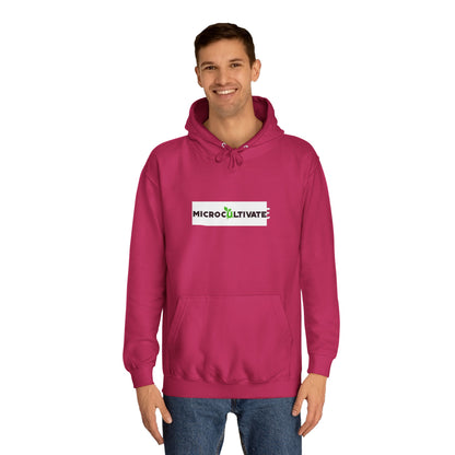 Microcultivate Graffiti TC College Hoodie, Unisex Hoodie for Plant Lovers, Cozy Sweatshirt, Gift for Students, Eco-Friendly Apparel