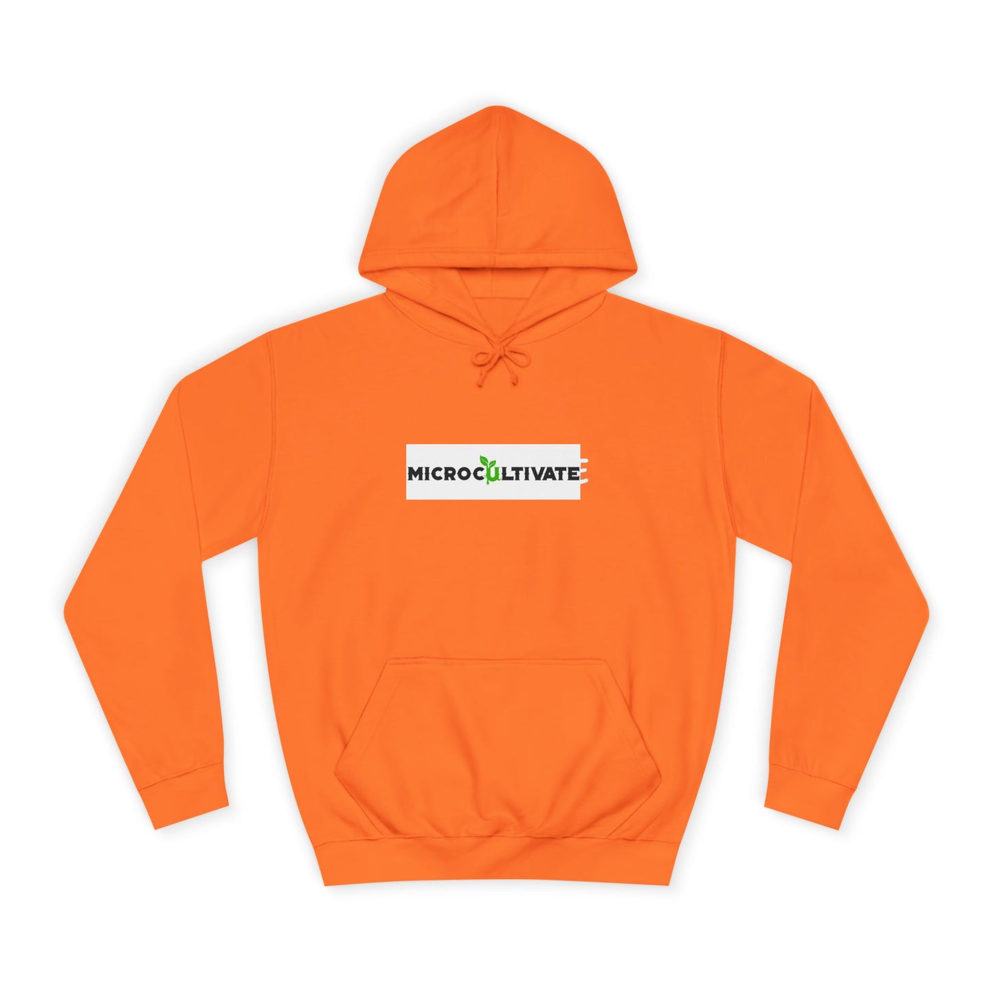 Microcultivate Graffiti TC College Hoodie, Unisex Hoodie for Plant Lovers, Cozy Sweatshirt, Gift for Students, Eco-Friendly Apparel