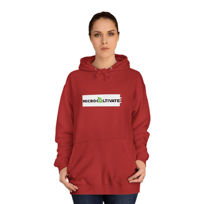 Microcultivate Graffiti TC College Hoodie, Unisex Hoodie for Plant Lovers, Cozy Sweatshirt, Gift for Students, Eco-Friendly Apparel