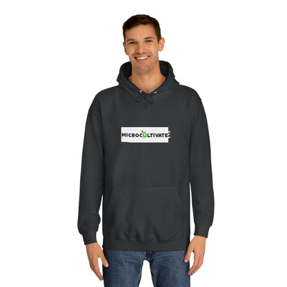 Microcultivate Graffiti TC College Hoodie, Unisex Hoodie for Plant Lovers, Cozy Sweatshirt, Gift for Students, Eco-Friendly Apparel