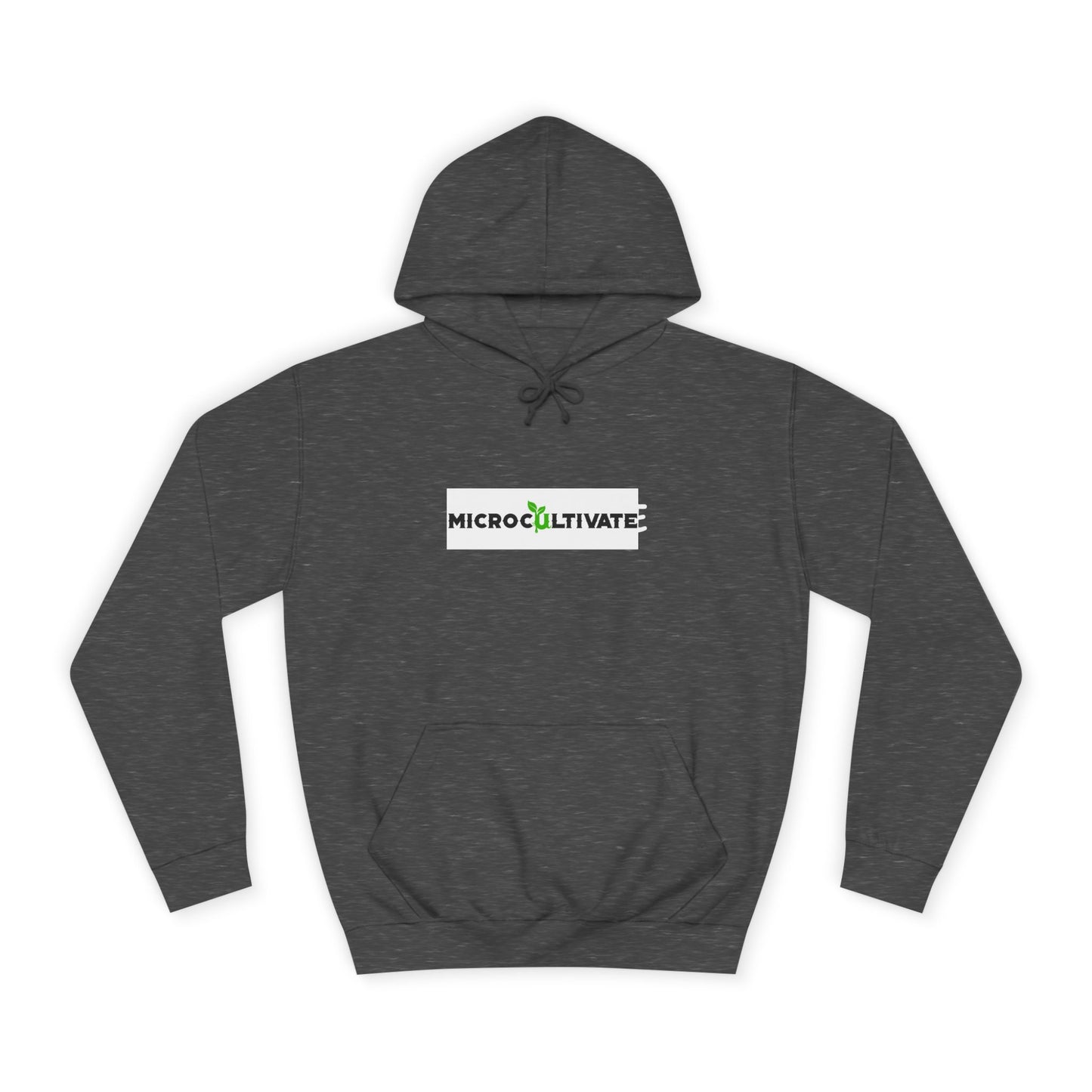 Microcultivate Graffiti TC College Hoodie, Unisex Hoodie for Plant Lovers, Cozy Sweatshirt, Gift for Students, Eco-Friendly Apparel