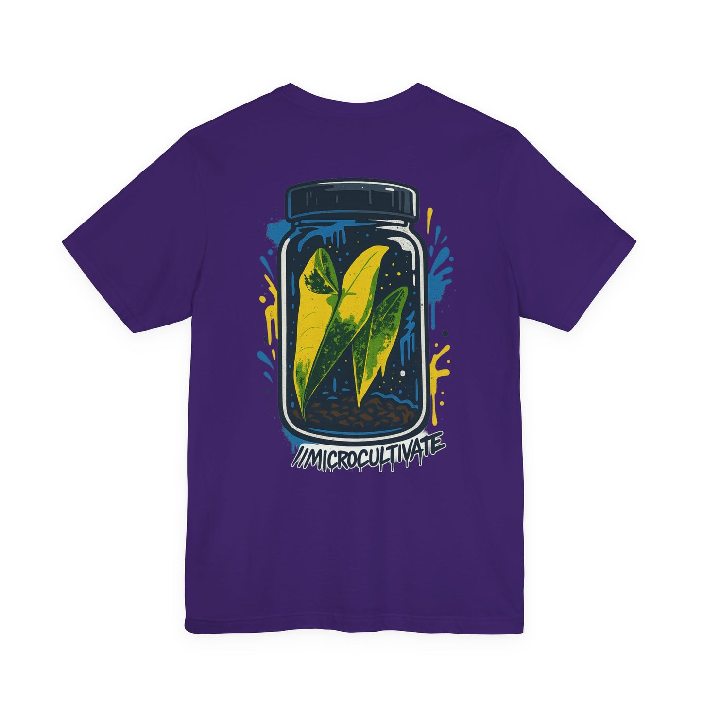 Eco-Friendly Graphic Tee Graffiti Tissue Culture Graphic Tee Perfect for Nature Lovers, Earth Day, Casual Wear, Gifts, Environmentalists