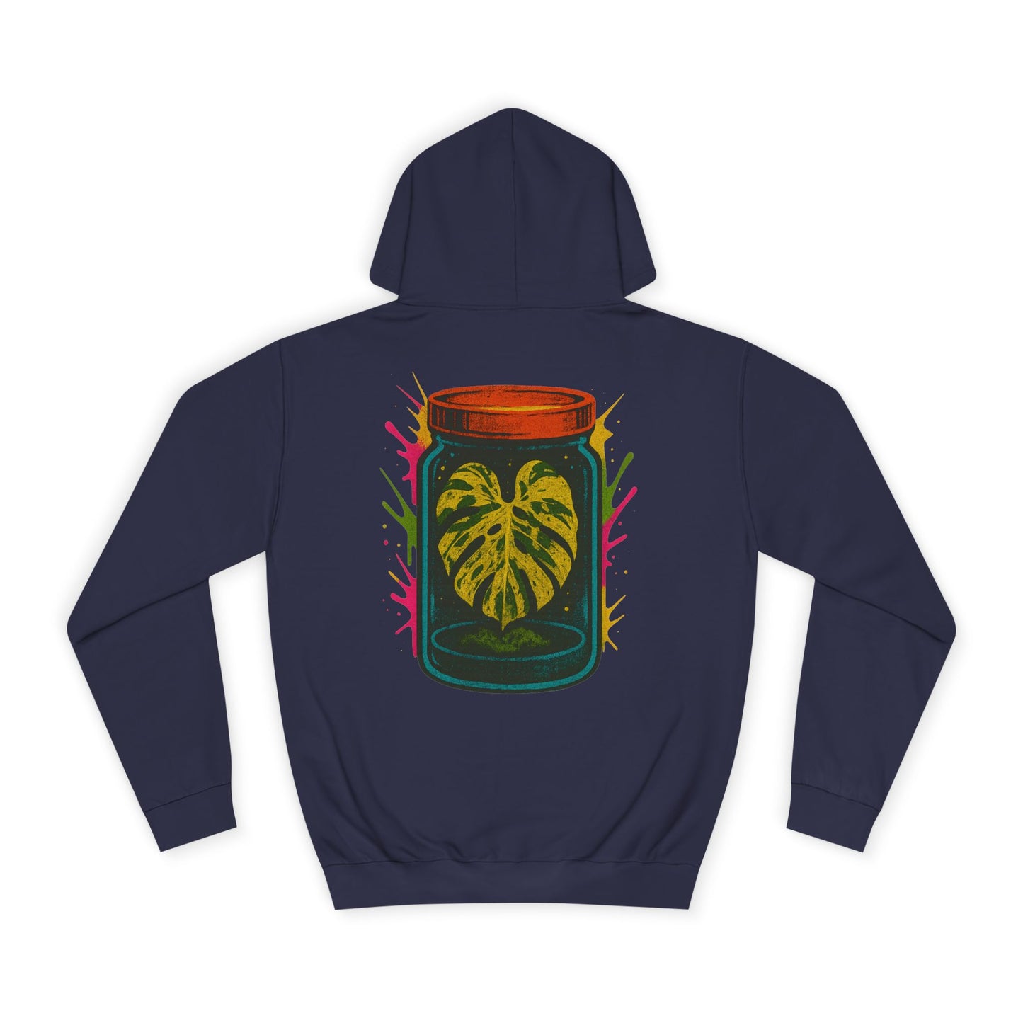 Microcultivate Graffiti TC College Hoodie, Unisex Hoodie for Plant Lovers, Cozy Sweatshirt, Gift for Students, Eco-Friendly Apparel