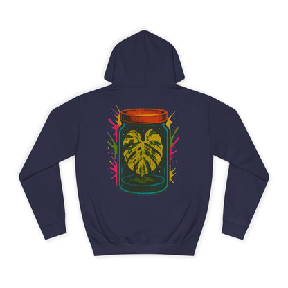 Microcultivate Graffiti TC College Hoodie, Unisex Hoodie for Plant Lovers, Cozy Sweatshirt, Gift for Students, Eco-Friendly Apparel
