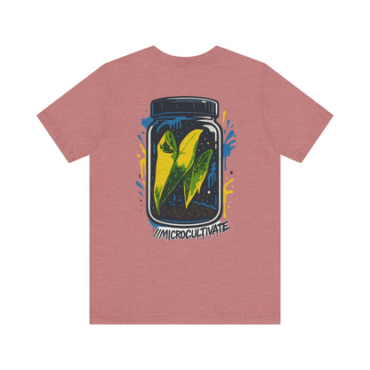 Eco-Friendly Graphic Tee Graffiti Tissue Culture Graphic Tee Perfect for Nature Lovers, Earth Day, Casual Wear, Gifts, Environmentalists