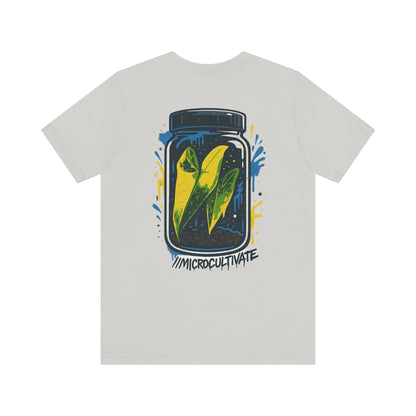 Eco-Friendly Graphic Tee Graffiti Tissue Culture Graphic Tee Perfect for Nature Lovers, Earth Day, Casual Wear, Gifts, Environmentalists