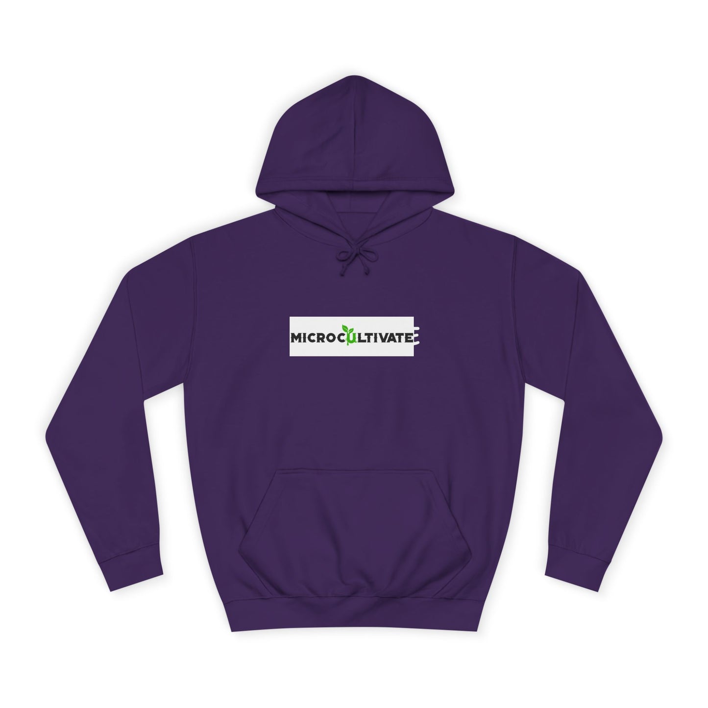 Microcultivate Graffiti TC College Hoodie, Unisex Hoodie for Plant Lovers, Cozy Sweatshirt, Gift for Students, Eco-Friendly Apparel