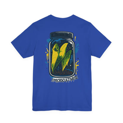 Eco-Friendly Graphic Tee Graffiti Tissue Culture Graphic Tee Perfect for Nature Lovers, Earth Day, Casual Wear, Gifts, Environmentalists