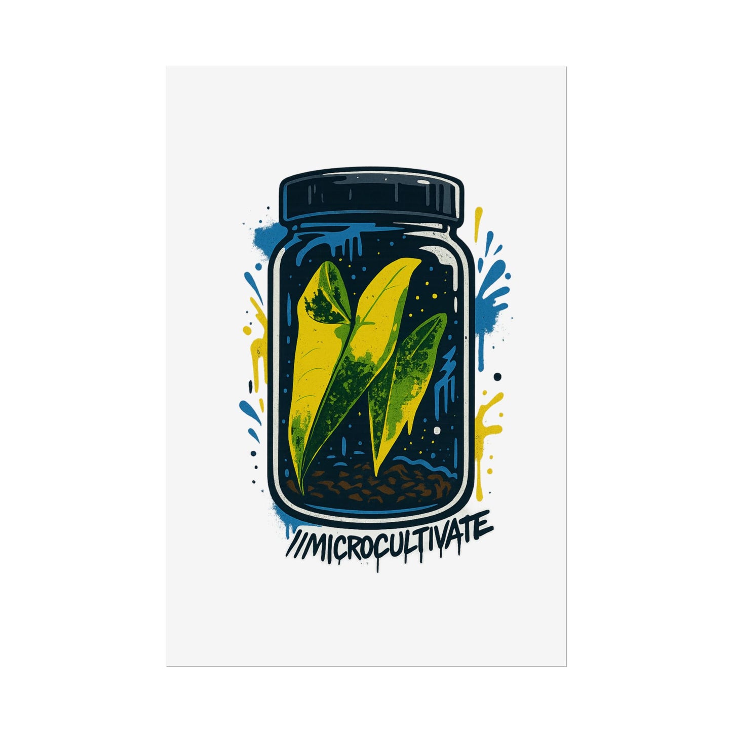 Microcultivate Graffiti Wall Art