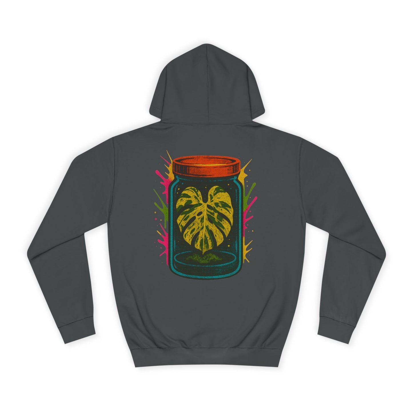 Microcultivate Graffiti TC College Hoodie, Unisex Hoodie for Plant Lovers, Cozy Sweatshirt, Gift for Students, Eco-Friendly Apparel