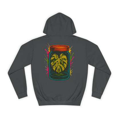 Microcultivate Graffiti TC College Hoodie, Unisex Hoodie for Plant Lovers, Cozy Sweatshirt, Gift for Students, Eco-Friendly Apparel