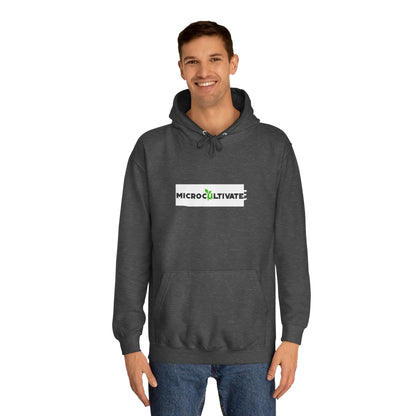 Microcultivate Graffiti TC College Hoodie, Unisex Hoodie for Plant Lovers, Cozy Sweatshirt, Gift for Students, Eco-Friendly Apparel