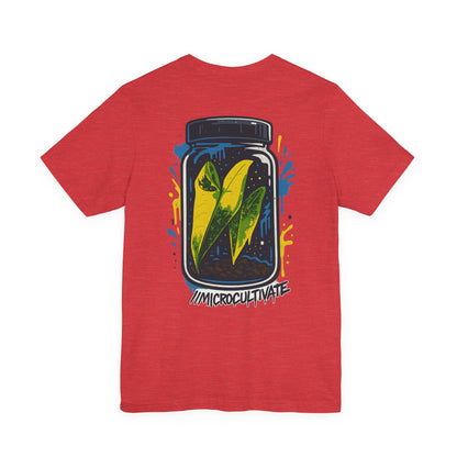 Eco-Friendly Graphic Tee Graffiti Tissue Culture Graphic Tee Perfect for Nature Lovers, Earth Day, Casual Wear, Gifts, Environmentalists