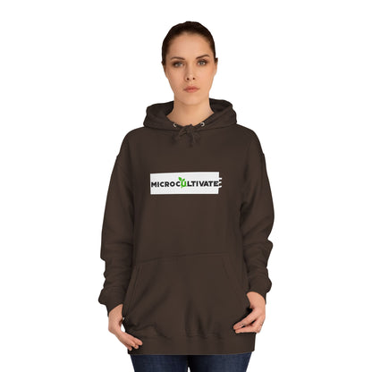 Microcultivate Graffiti TC College Hoodie, Unisex Hoodie for Plant Lovers, Cozy Sweatshirt, Gift for Students, Eco-Friendly Apparel